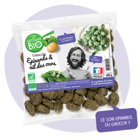 Gnocchi Epinards & Ail des Ours Bio